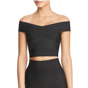 WOW Couture Off the Shoulder Bandage Top